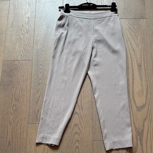 Babaton Light Beige Cropped Pants